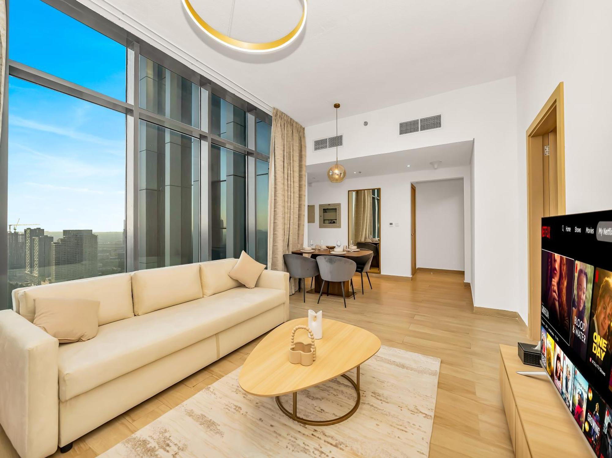 1 Bedroom Five Jvc View Апартаменты Дубай